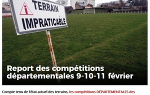 REPORT DES COMPETITIONS