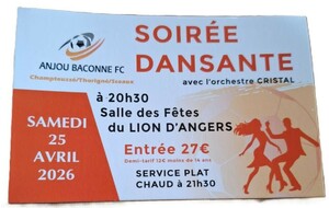 Pensez à réserver vos places pour le Bal