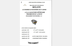 CONCOURS DE BELOTE