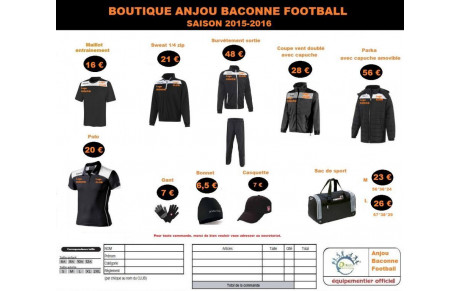 BOUTIQUE DU CLUB